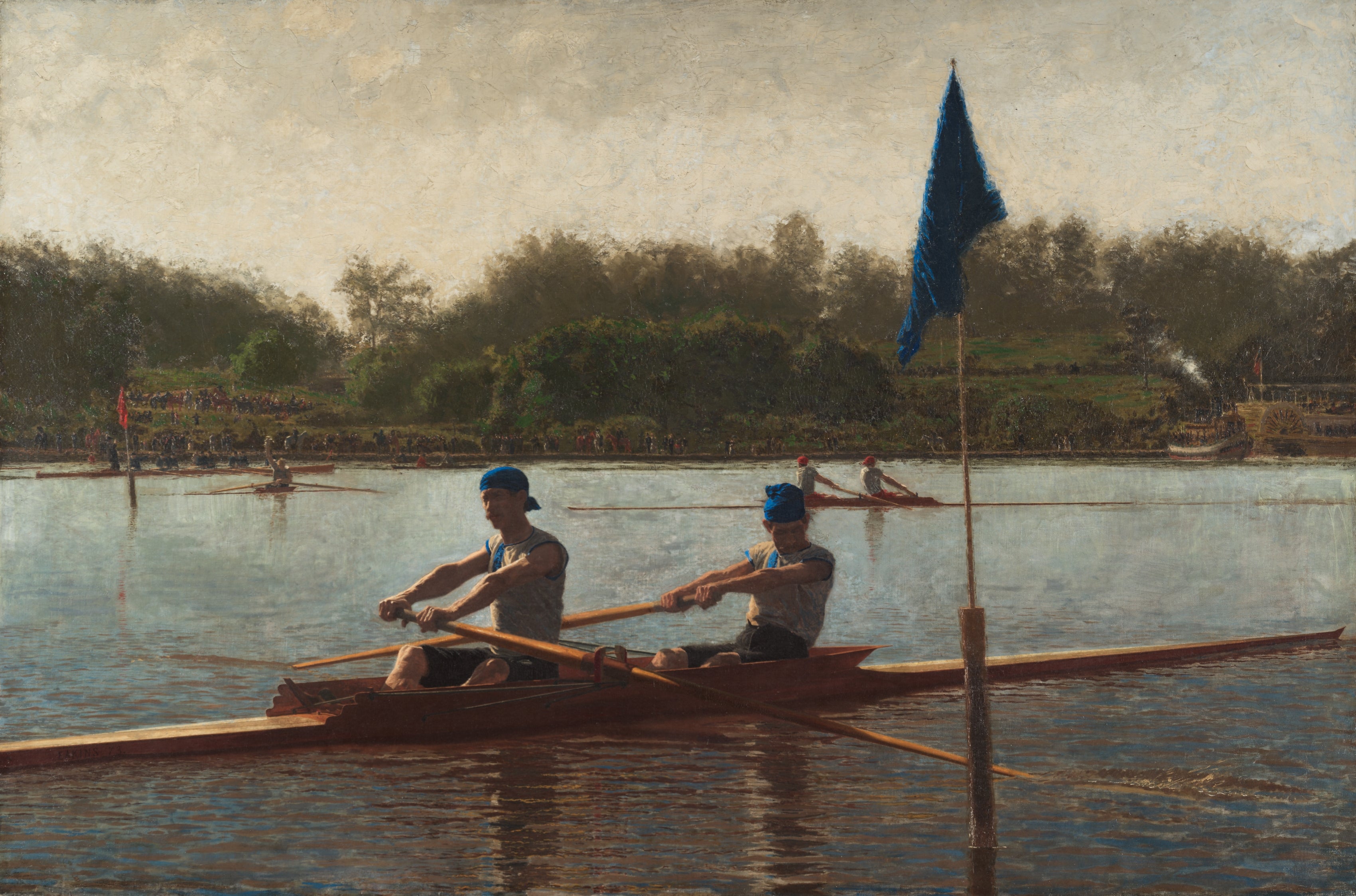 Les frères Biglin font tourner les enjeux - Thomas Eakins