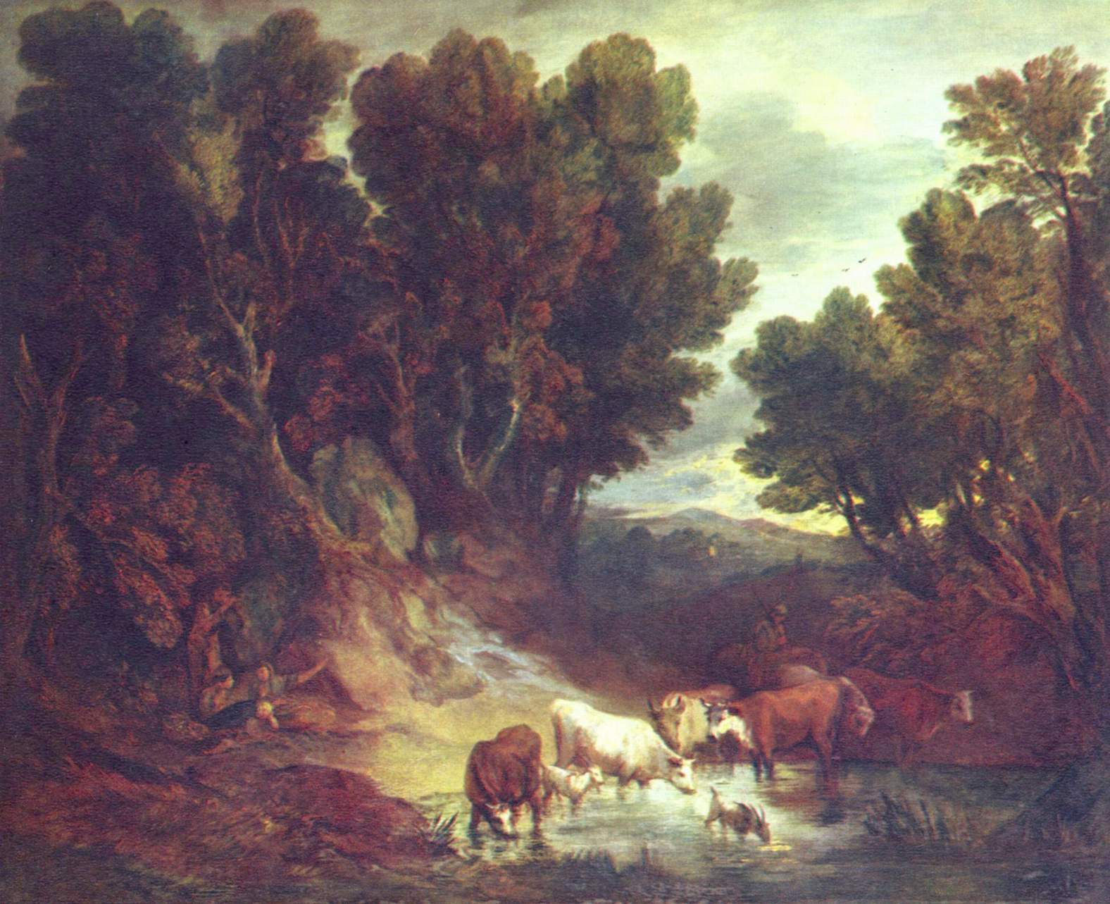 Le point d'eau - Thomas Gainsborough