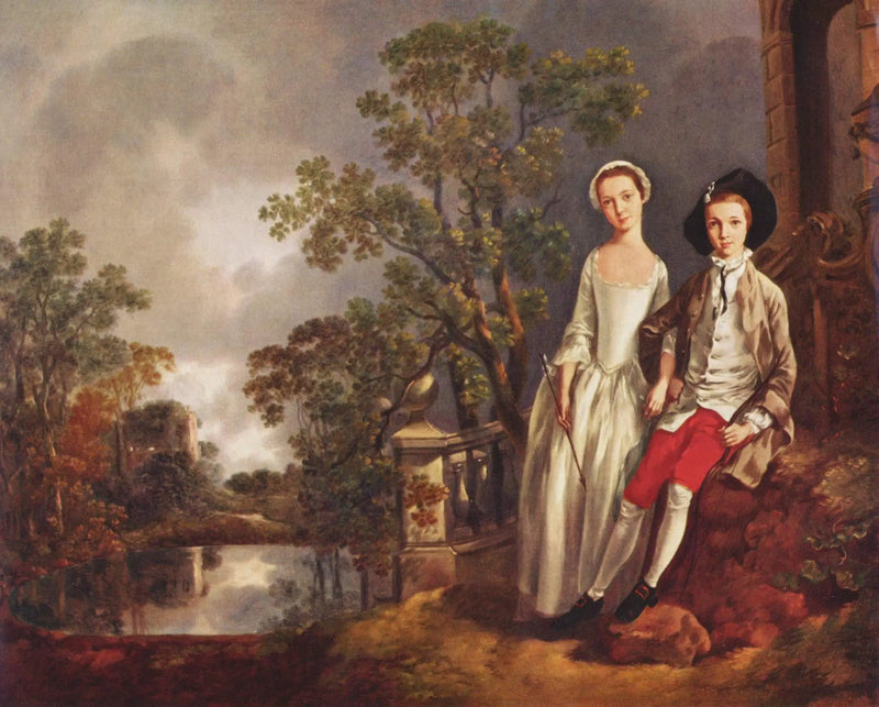 Heneage Lloyd e sua irmã - Thomas Gainsborough