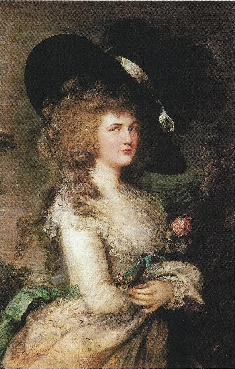 Retrato de Georgiana, duquesa de Devonshire - Thomas Gainsborough