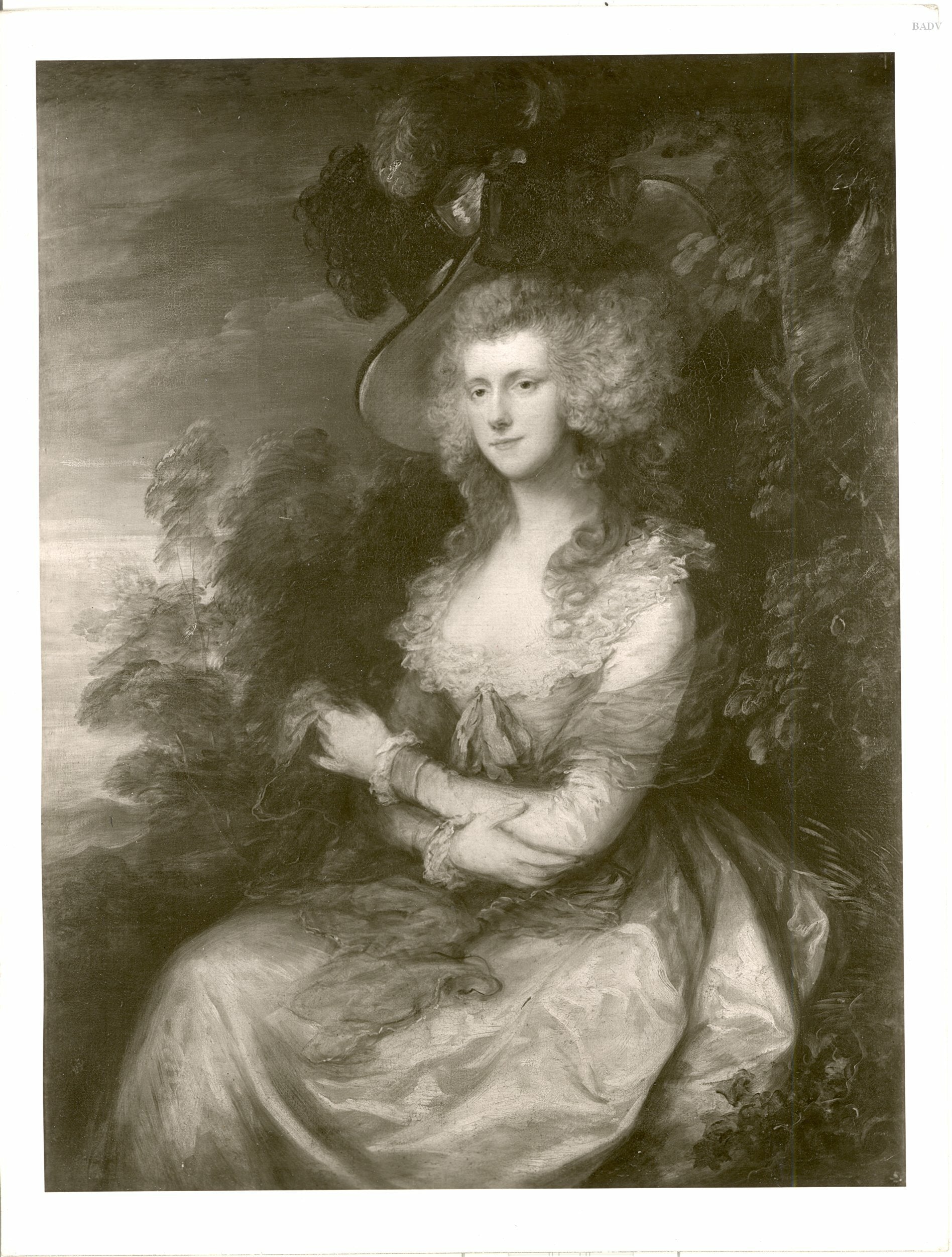 Portrait de Lady Hibbert - Thomas Gainsborough