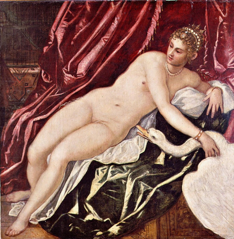 Léda e o cisne - Jacopo Tintoretto