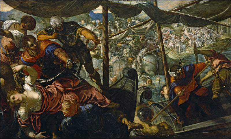 O Rapto de Helena - Jacopo Tintoretto