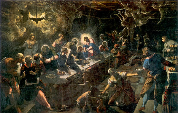 A Última Ceia - Jacopo Tintoretto