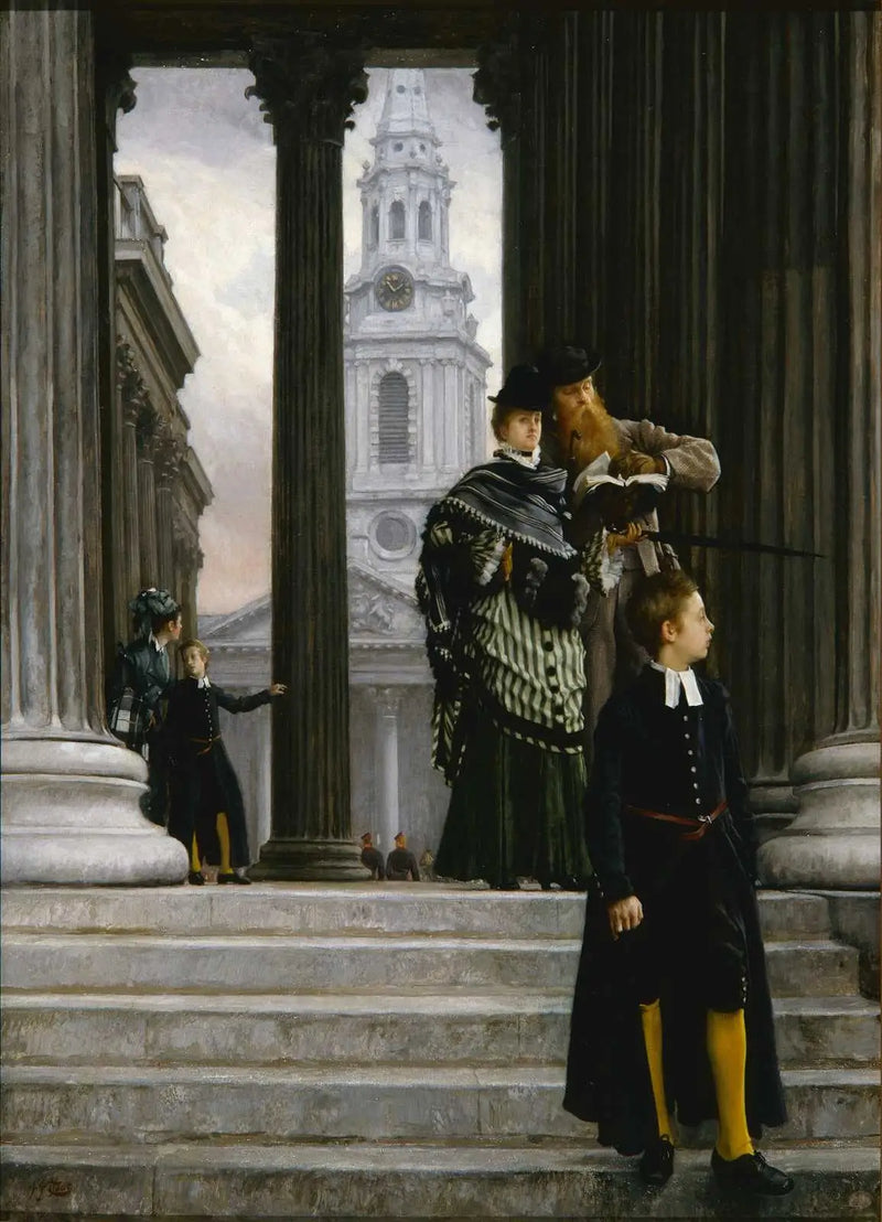 Em visita a Londres - James Tissot