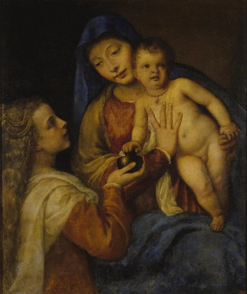 A Virgem com o Menino e Maria Madalena - Titian