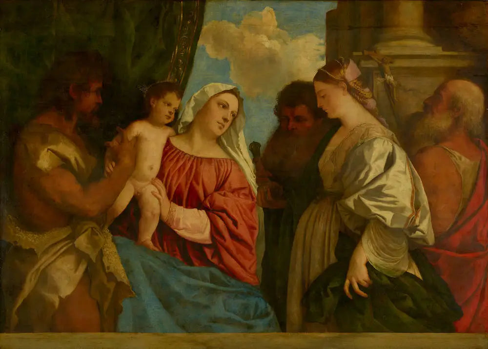 La Vierge à l’Enfant avec quatre saints - Titian - Alpha Reproduction