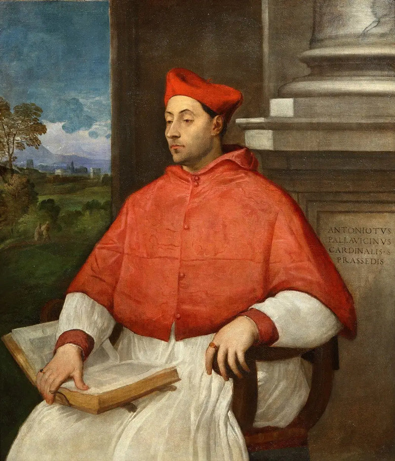 Retrato do cardeal Antonio Pallavicini - Tiziano