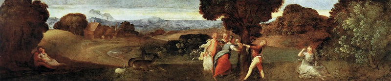 Nascimento de Adônis - Titian