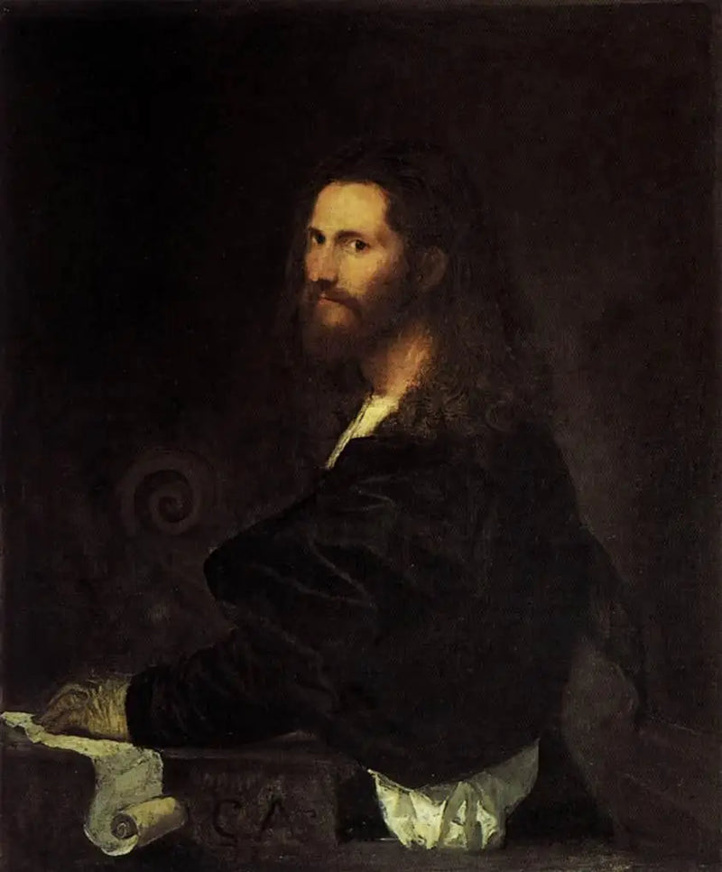 Retrato de músico - Titian