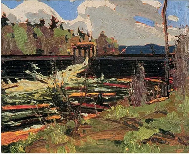 A represa do lago Tea - Tom Thomson