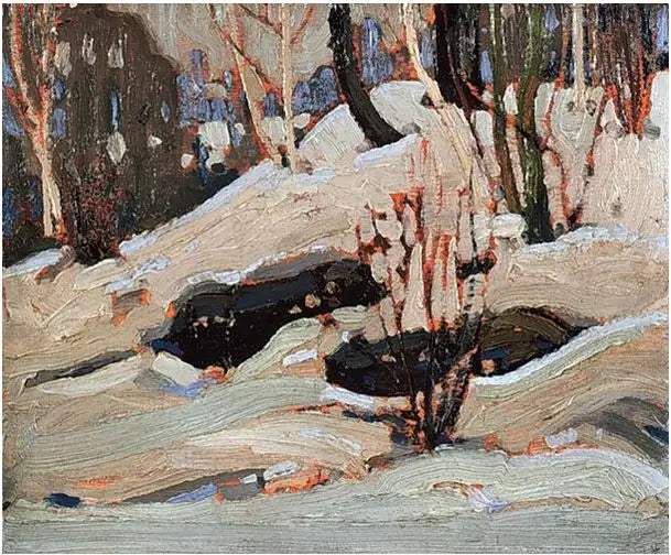 Descongelamento: bancos de neve - Tom Thomson
