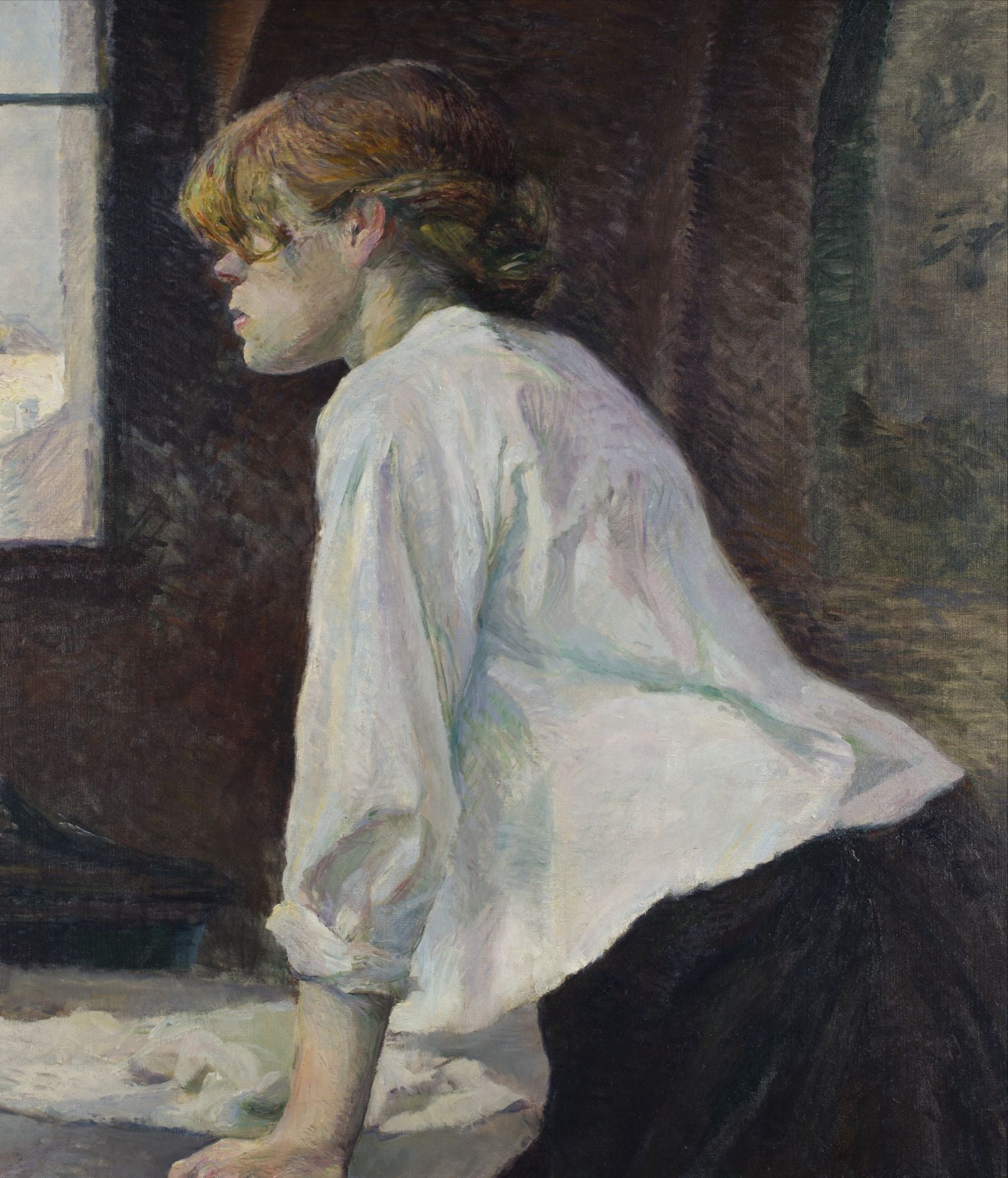 Reproduction du tableau « La Blanchisseuse - Henri de Toulouse-Lautrec » par Alpha Reproduction en peinture à l’huile