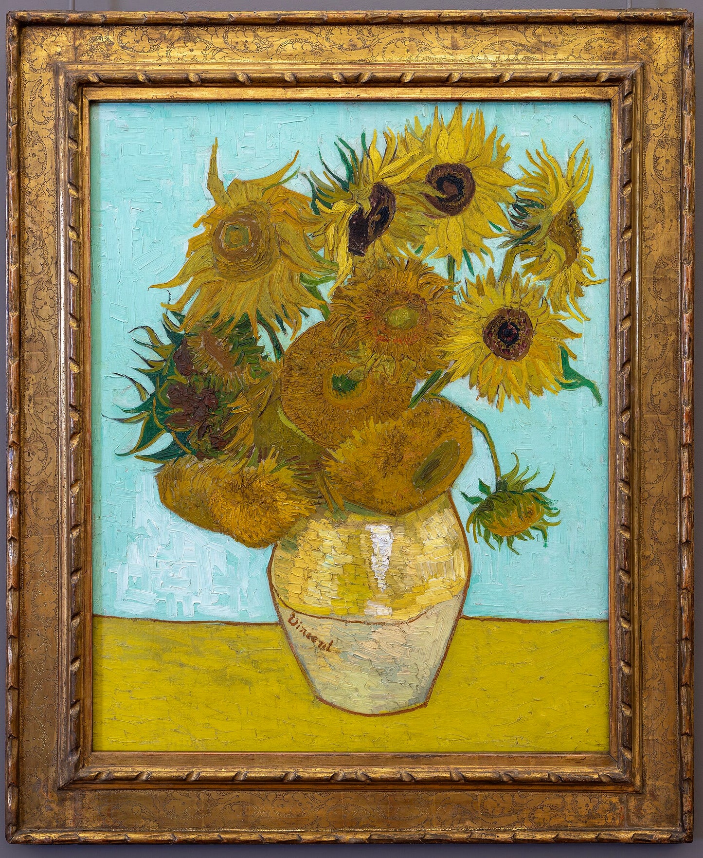 Girassóis (Natureza morta: Vaso com doze girassóis) - Vincent van Gogh