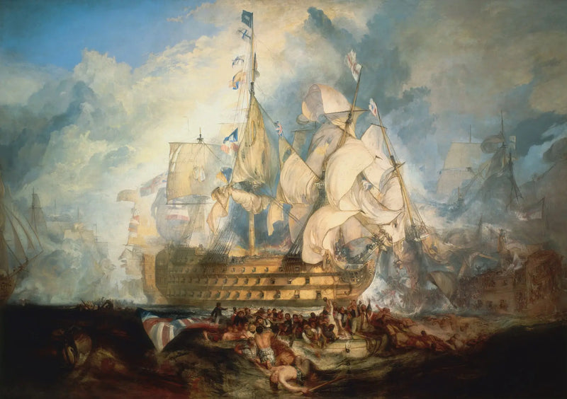 A Batalha de Trafalgar - J. M. W. Turner