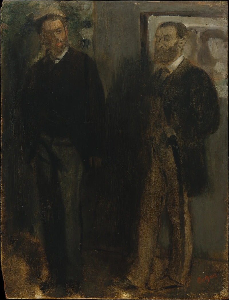 Dois homens - Edgar Degas