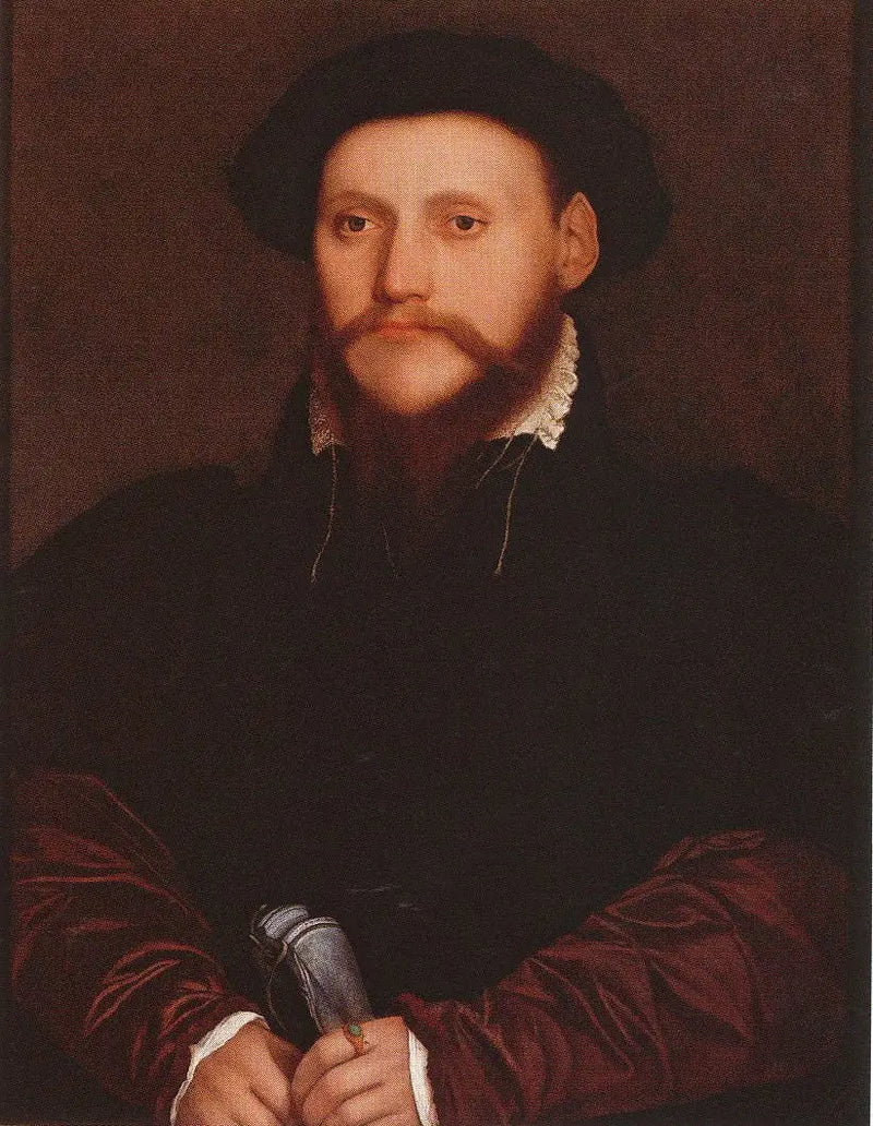 Retrato de um Cavalheiro Desconhecido - Hans Holbein, o Jovem
