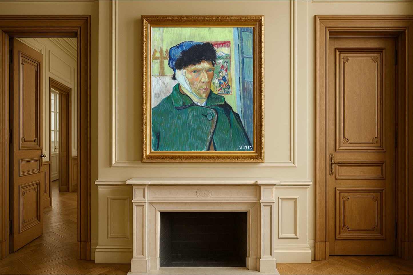 🎨 Autorretrato com a orelha enfaixada – Vincent van Gogh (1889)