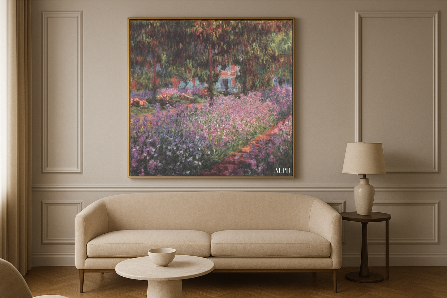 O Jardim do Artista em Giverny (Íris) – Claude Monet, por volta de 1900