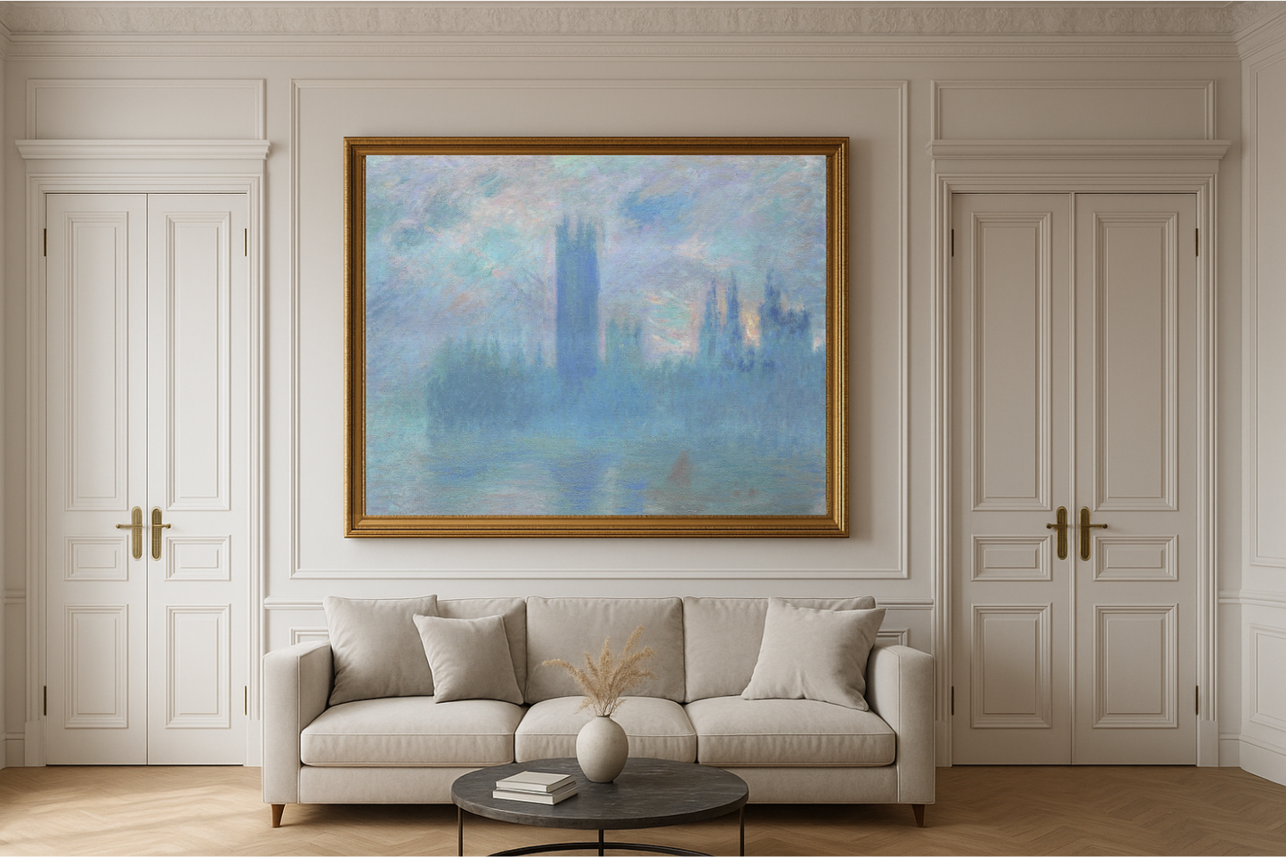Sem título, apelidada de O Parlamento de Londres (W 1600) - Claude Monet