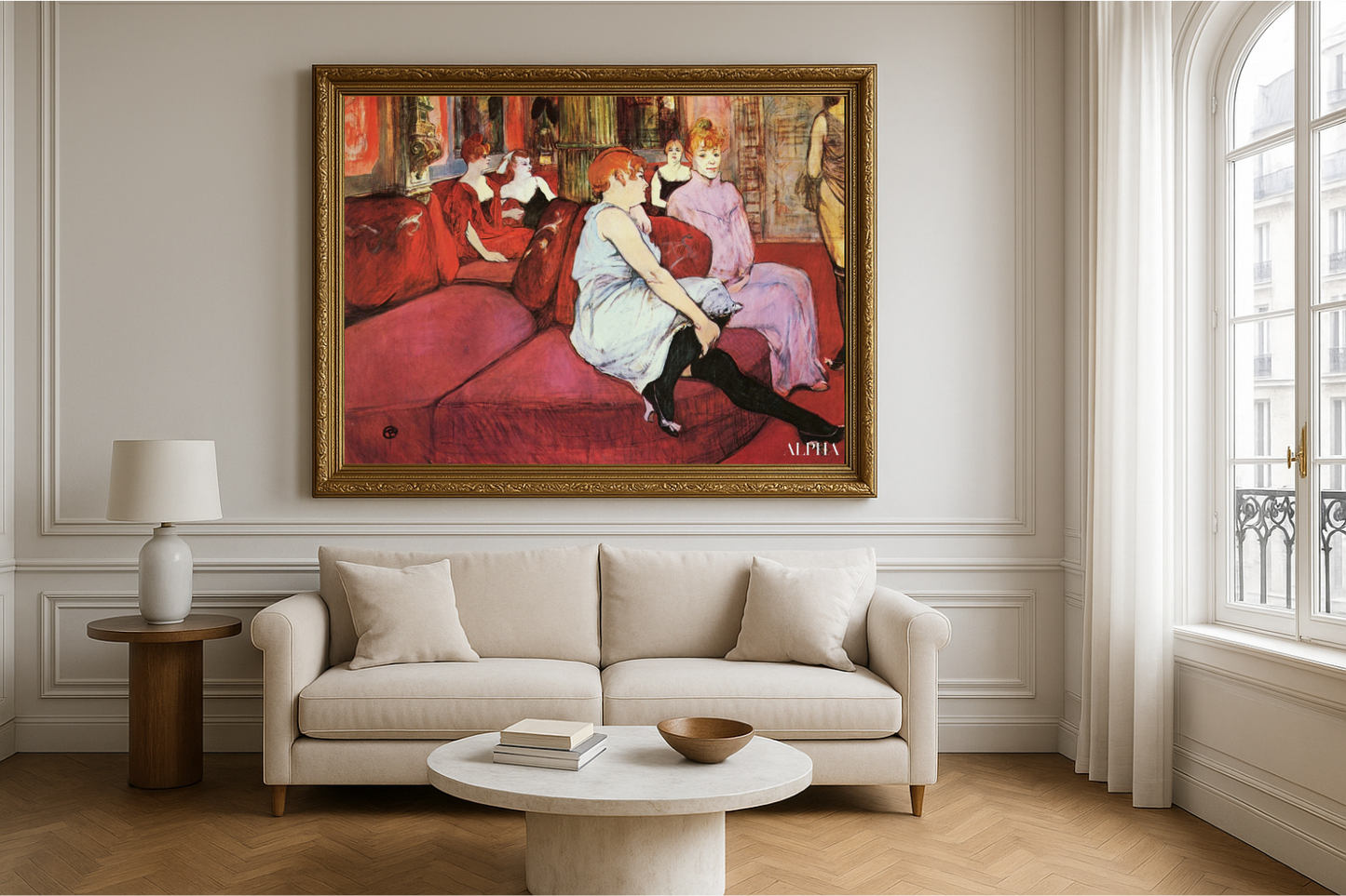 Salão da rua dos Moulins - Toulouse Lautrec
