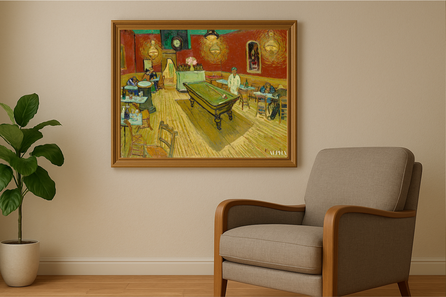 🖼️ O Café à Noite – Vincent van Gogh (1888)