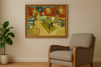 🖼️ O Café à Noite – Vincent van Gogh (1888)