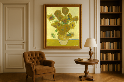 🌻 Vaso com quinze girassóis – Vincent van Gogh (1888)