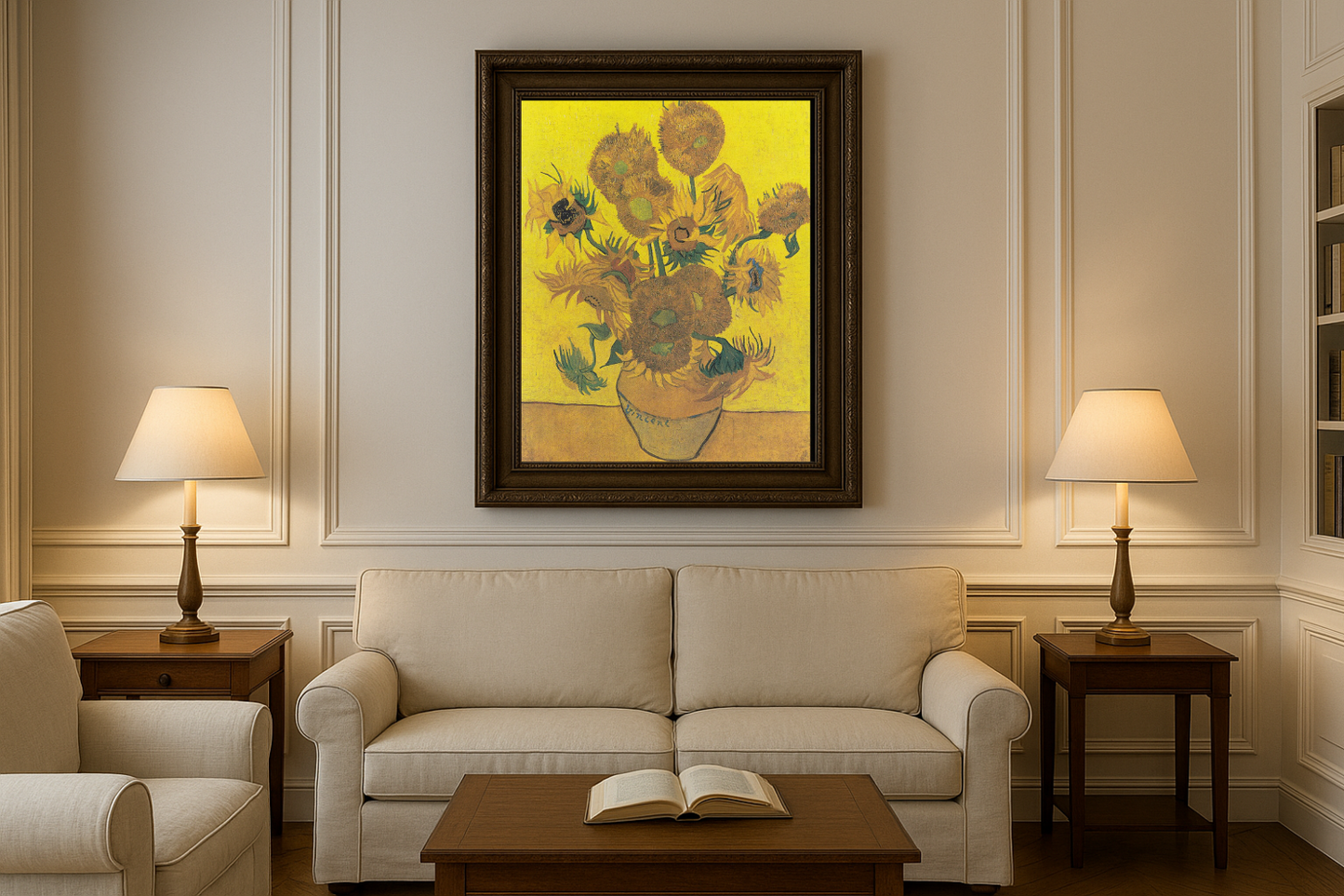 🌻 Vaso com Quinze Girassóis – Vincent van Gogh (1888)