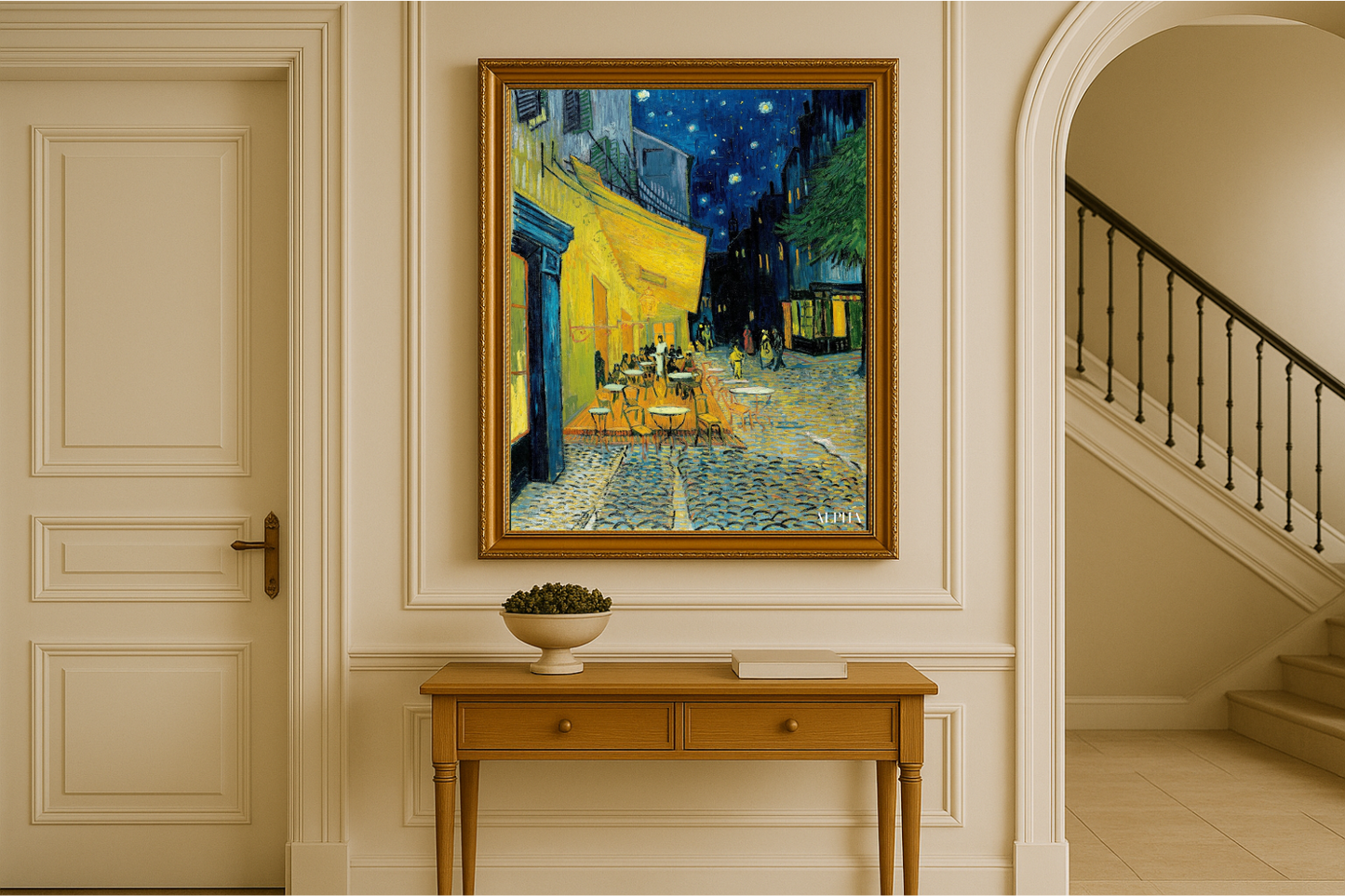 🖼️ Terraço do café à noite – Vincent van Gogh (1888)