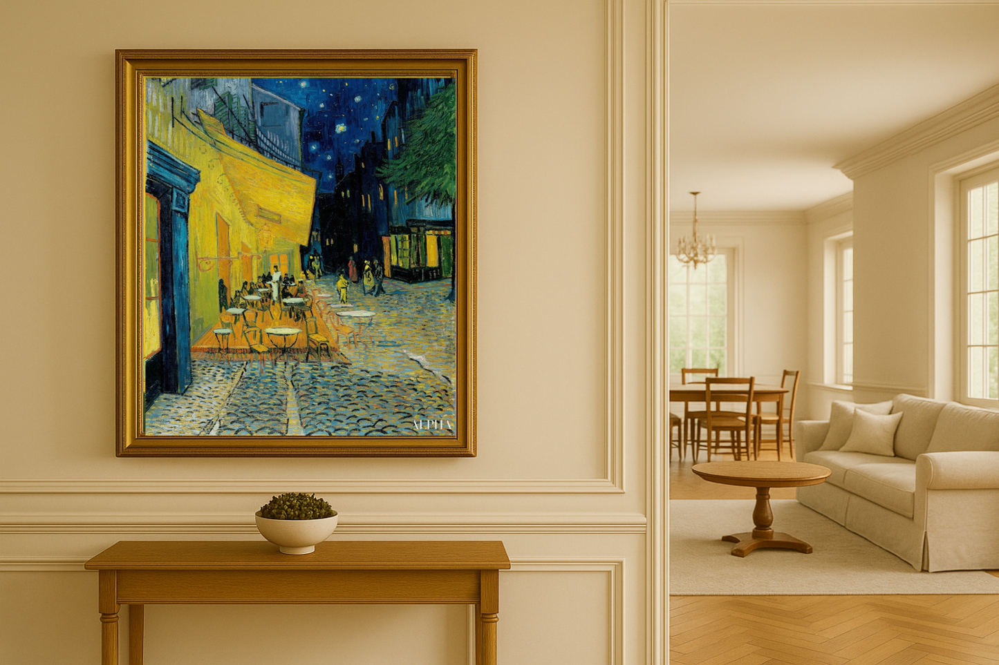 🖼️ Terraço do café à noite – Vincent van Gogh (1888)