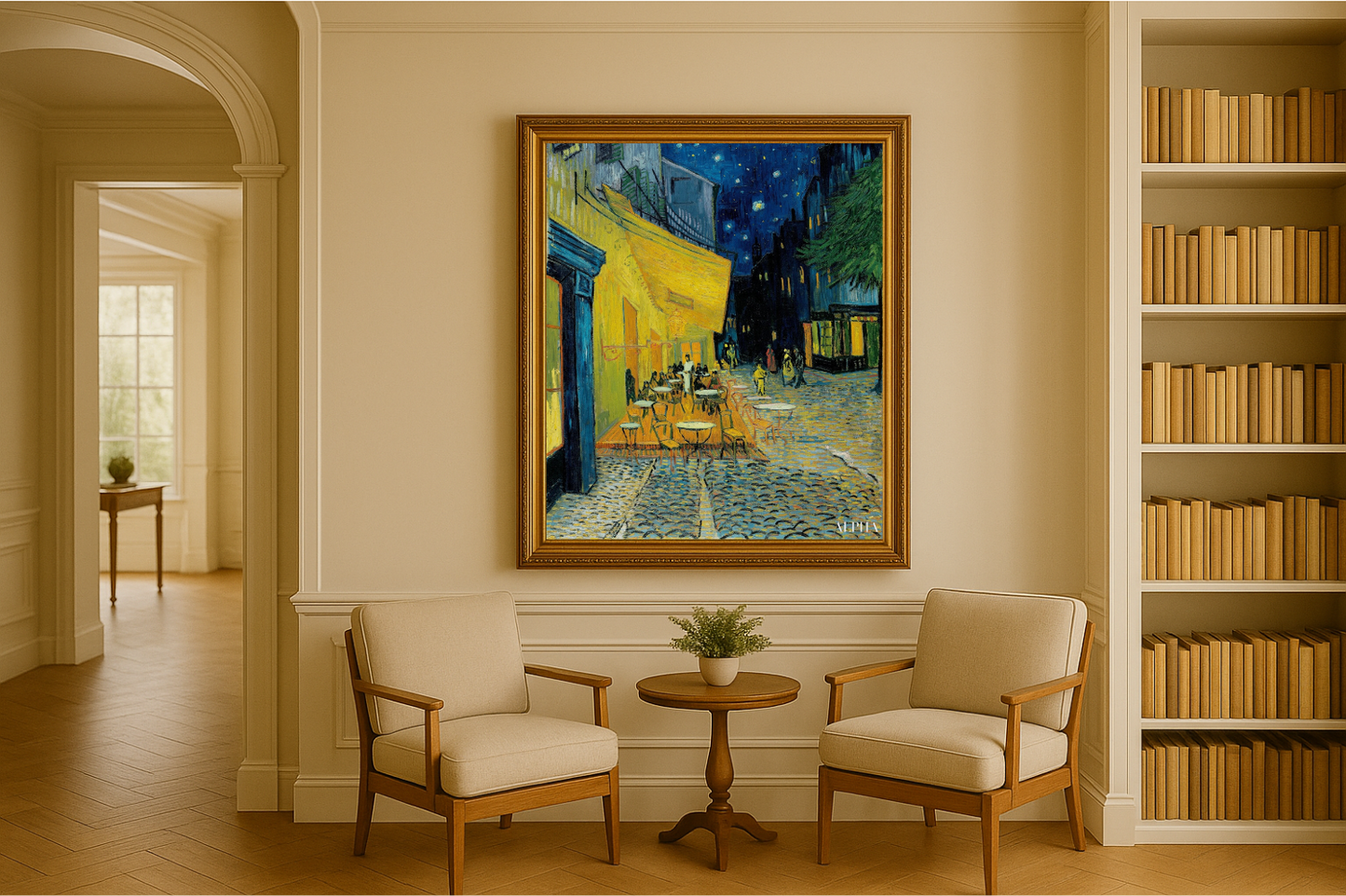 🖼️ Terraço do café à noite – Vincent van Gogh (1888)