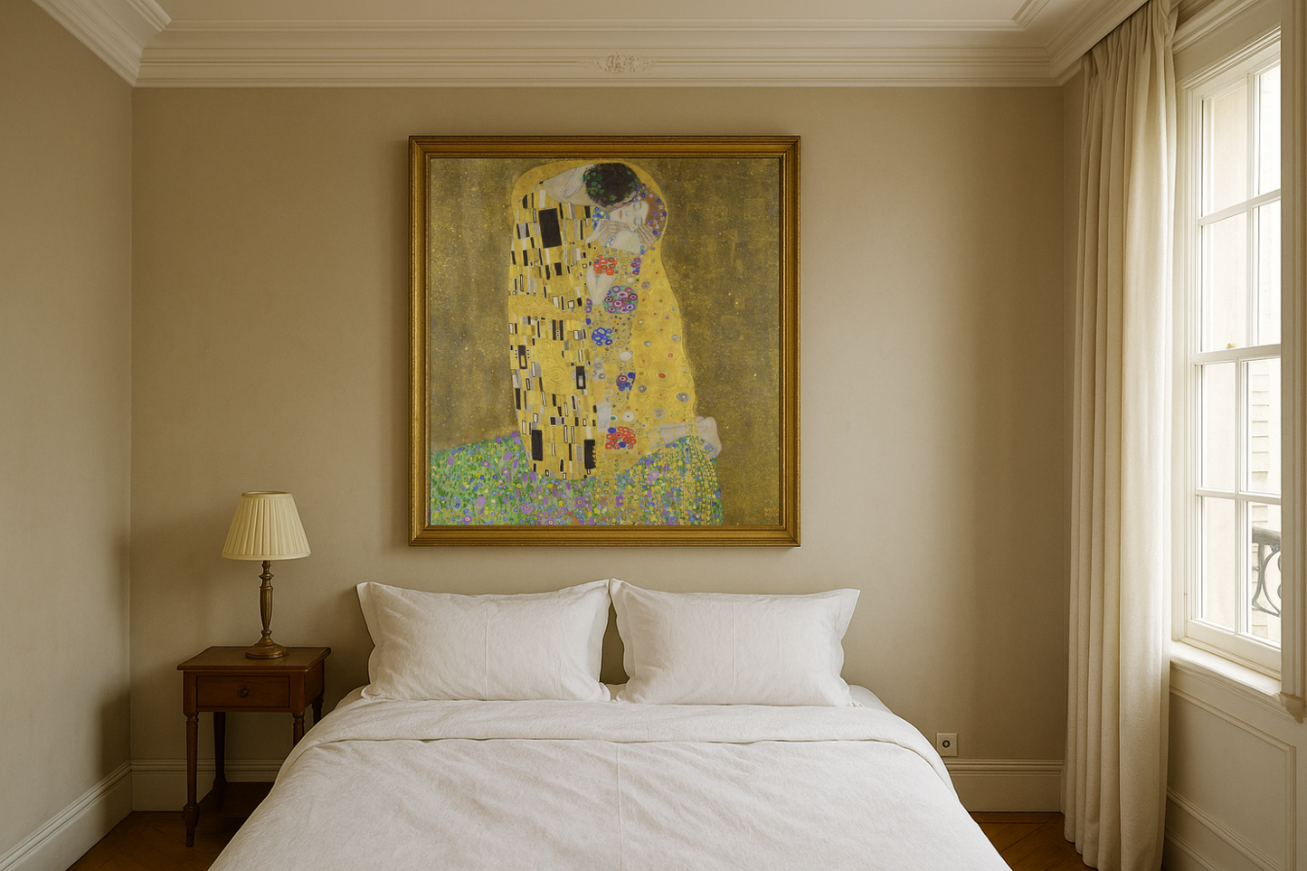 💛 O Beijo – Gustav Klimt (1907–1908)