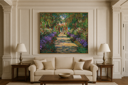 🎨 A Avenida de Giverny – Claude Monet, por volta de 1902