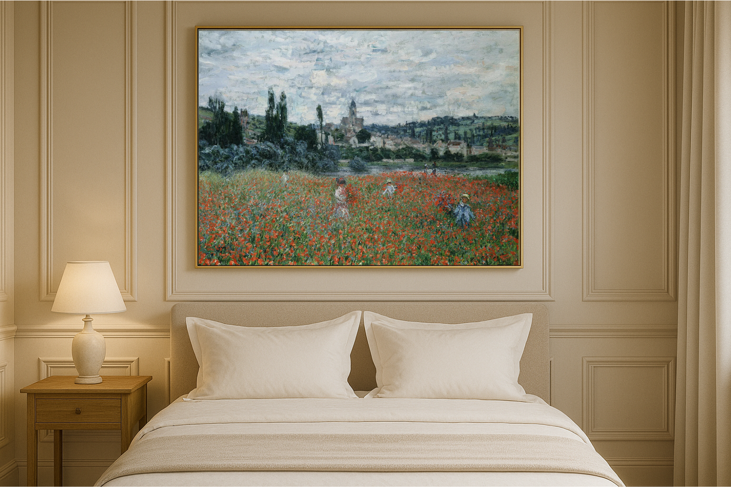🌺 Campo de papoulas perto de Vétheuil – Claude Monet (cerca de 1879)
