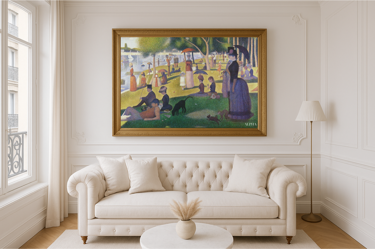 Um domingo à tarde na ilha de Grande Jatte - Georges Seurat