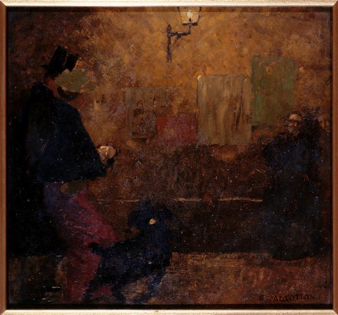 Promenade nocturne - Félix Vallotton