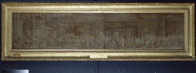 Charles Ier et les chevaliers de la Jarretière en procession - Antoine van Dyck