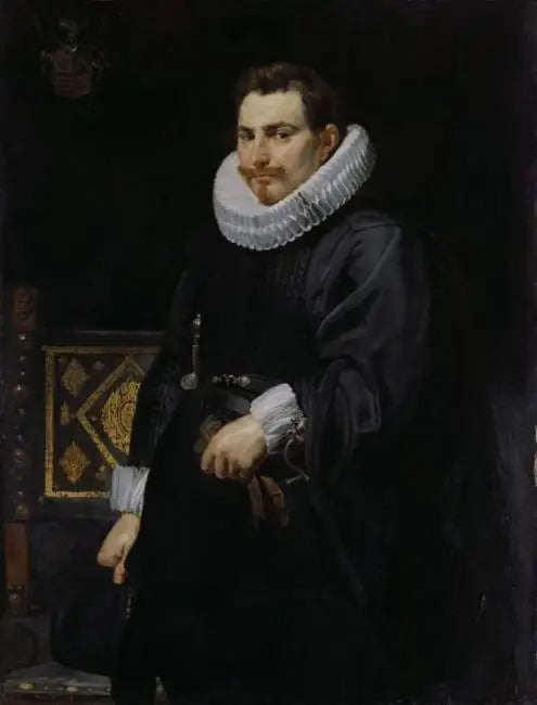 Retrato de Jan Vermoelen (1589-1656), comandante supremo da frota espanhola, 1616 - Peter Paul Rubens