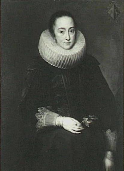 Portrait de Maria Nutius (-), épouse de Jacob de Witte (1591-1631), ca. 1618-1619 - Antoine van Dyck