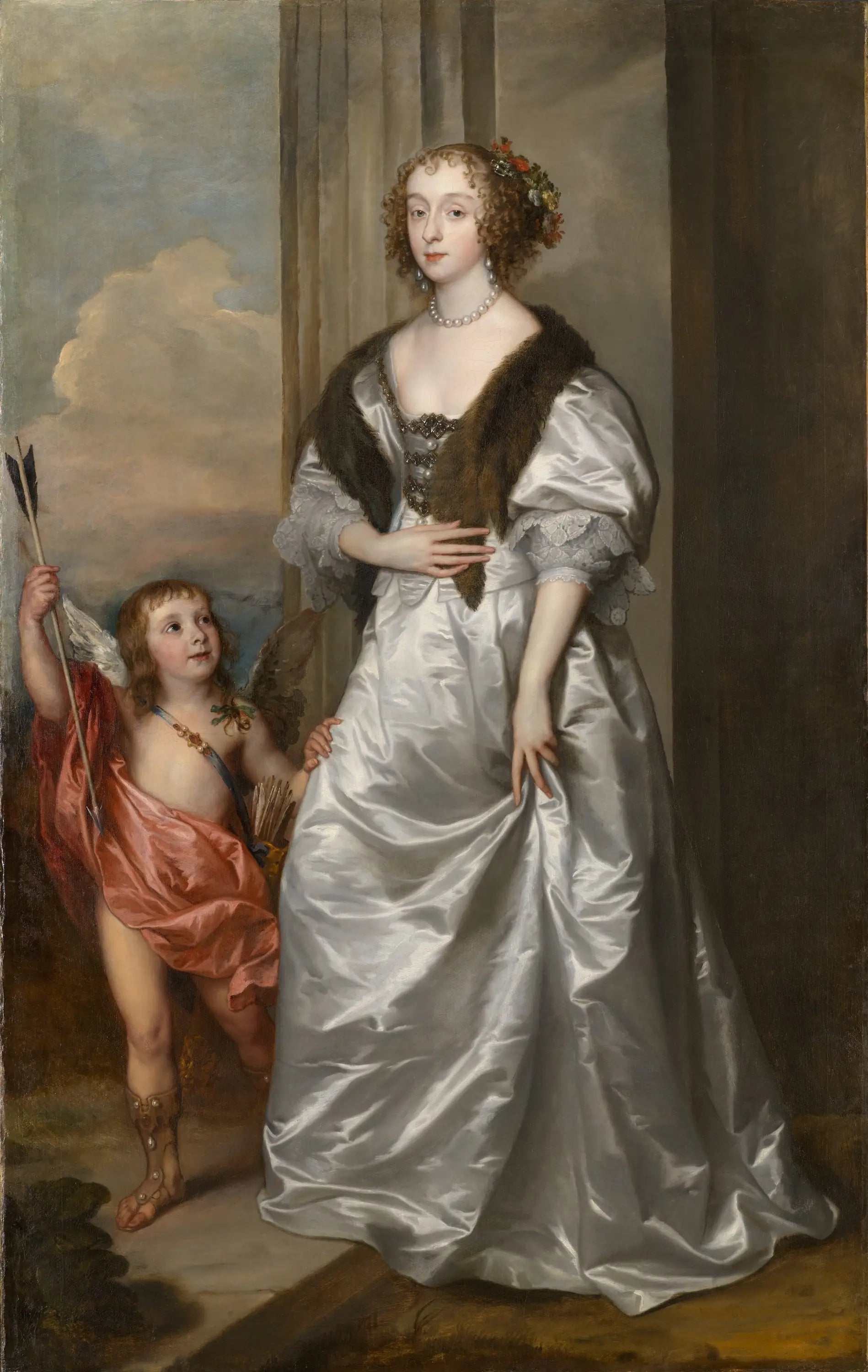 Lady Mary Villiers future duchesse de Richmond et Lennox avec Charles Hamilton Lord Arran - Antoine van Dyck - Alpha