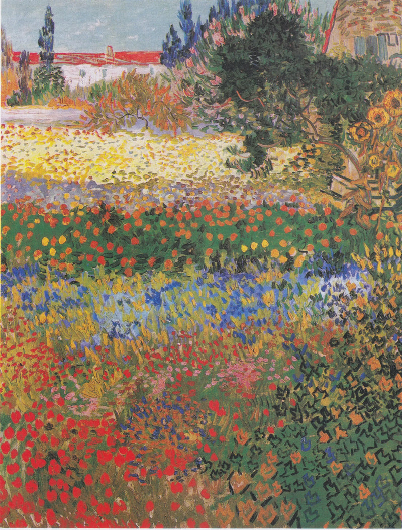 Jardim de flores - Vincent van Gogh