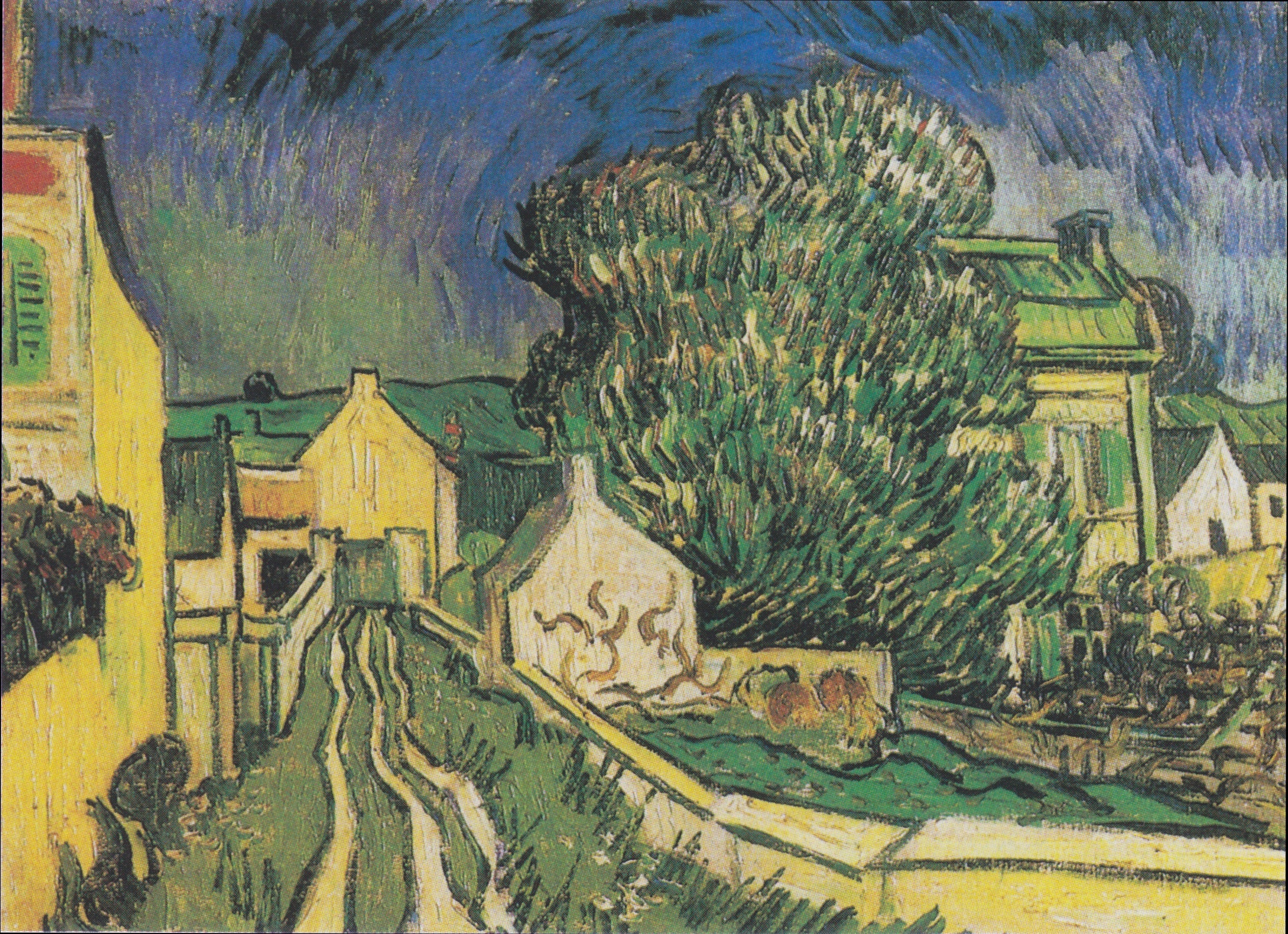Reproduction du tableau « La Maison du Père Pilon - Vincent van Gogh » par Alpha Reproduction en peinture à l’huile