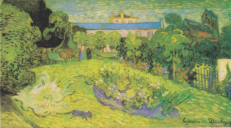 O jardim de Daubigny - Vincent van Gogh