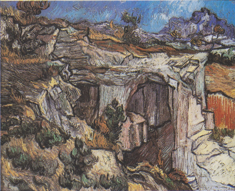 Entrada de uma carreira perto de Saint-Rémy - Vincent van Gogh