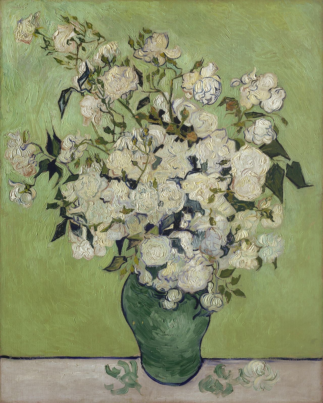 Vaso de rosas - Vincent van Gogh