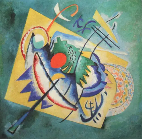 Oval vermelho - Vassily Kandinsky