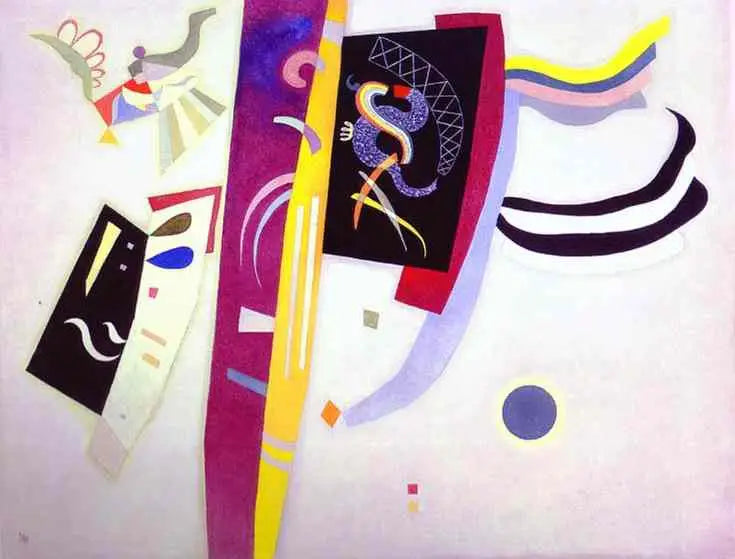 Reproduction du tableau « Orange Violet - Vassily Kandinsky » par Alpha Reproduction en peinture à l’huile