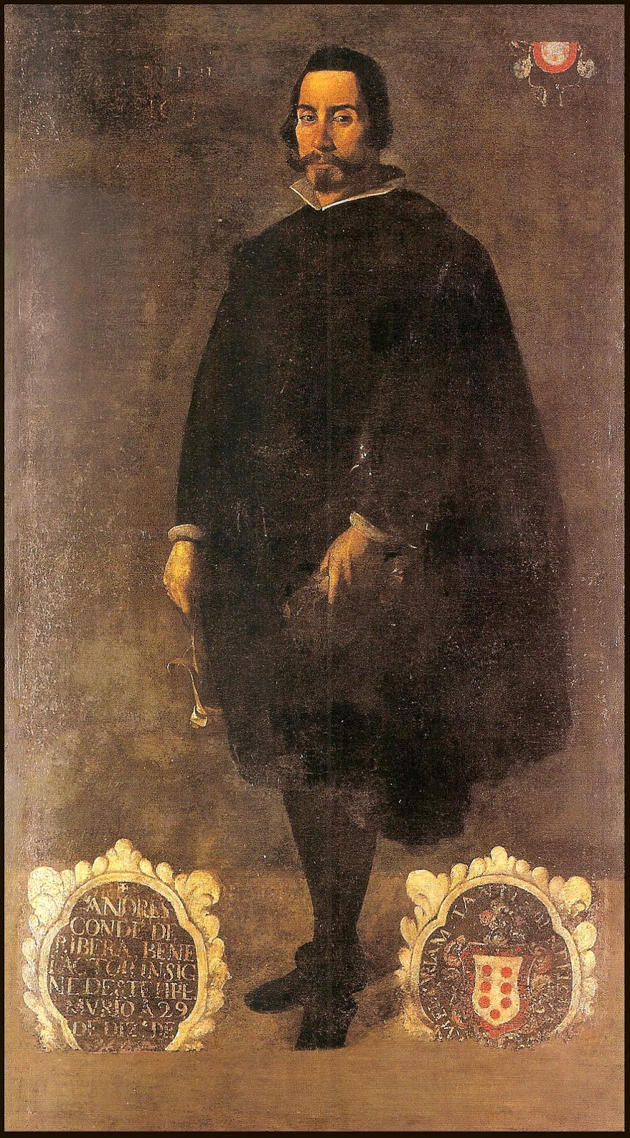Portrait d'Andrés Condé de Ribera - Francisco de Zurbarán