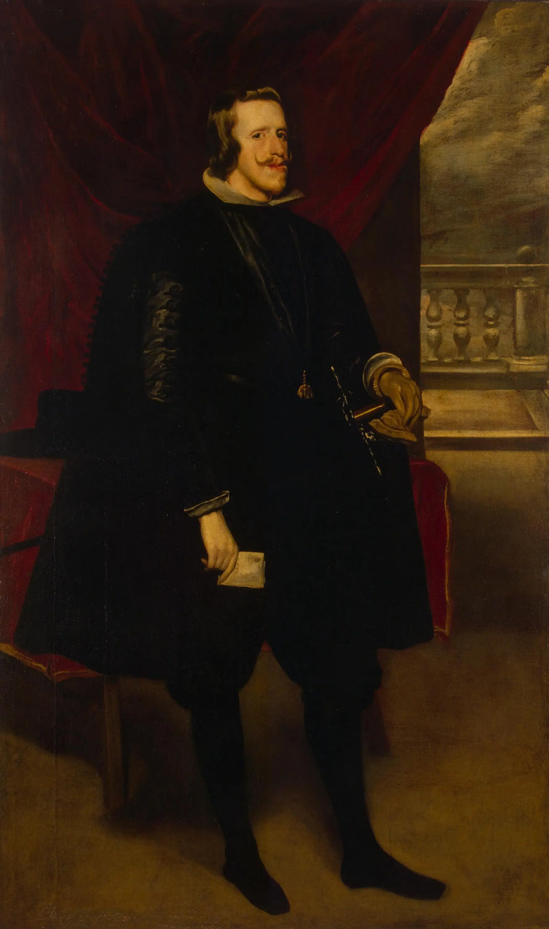 Retrato de Filipe IV, rei da Espanha - Diego Velázquez